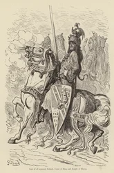 Enfin apparut Roland, Comte de Mans et Chevalier de Blaives